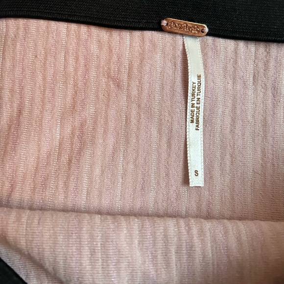 NWT Free People Camden pink velvet skirt - Picture 6 of 6
